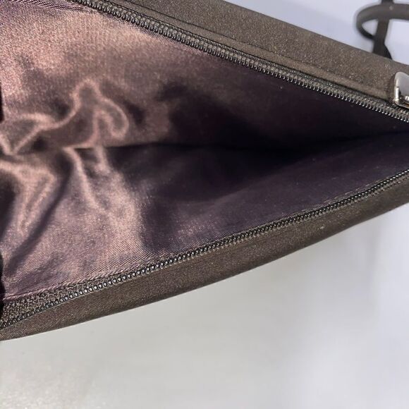 Nine West Nylon Organizer Crossbody Brown Small - Picture 7 of 8